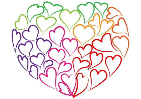 Vector Illustration Heart — Stock Vector