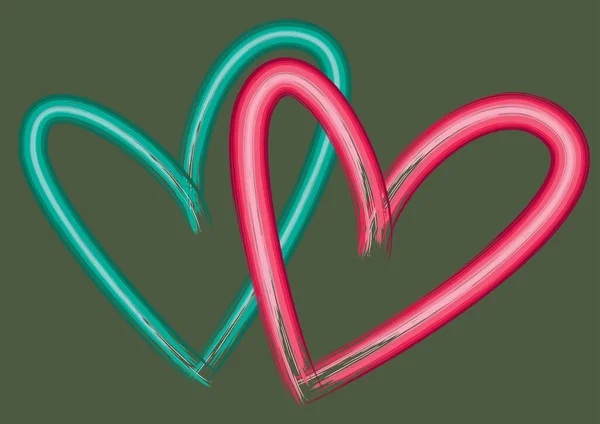 Coeur Forme Amour Symbole — Image vectorielle