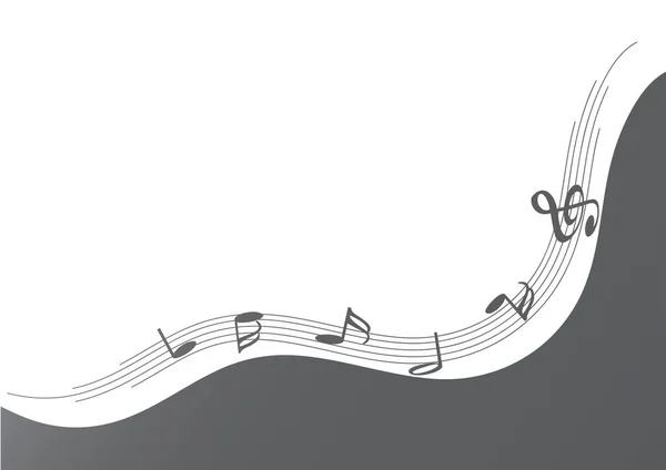 Векторная Иллюстрация Музыкальных Нот — стоковый вектор