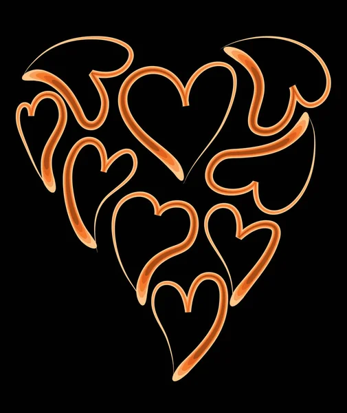 Bir kalbin vektör illüstrasyonu