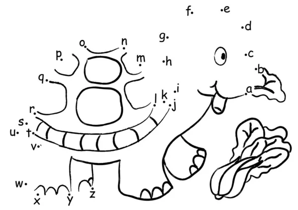 Malbuch Für Kinder Vektorillustration — Stockvektor