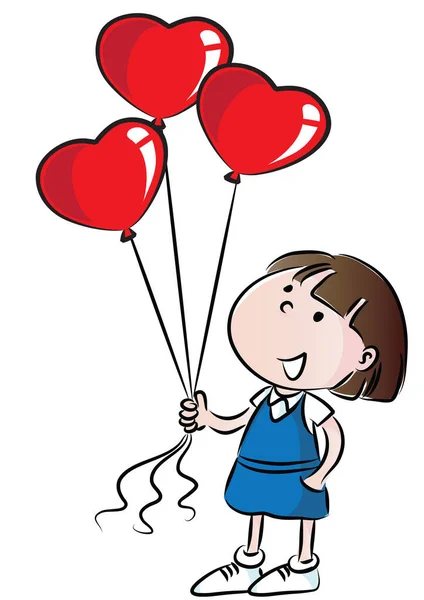 Día San Valentín Ilustración Vectorial — Vector de stock