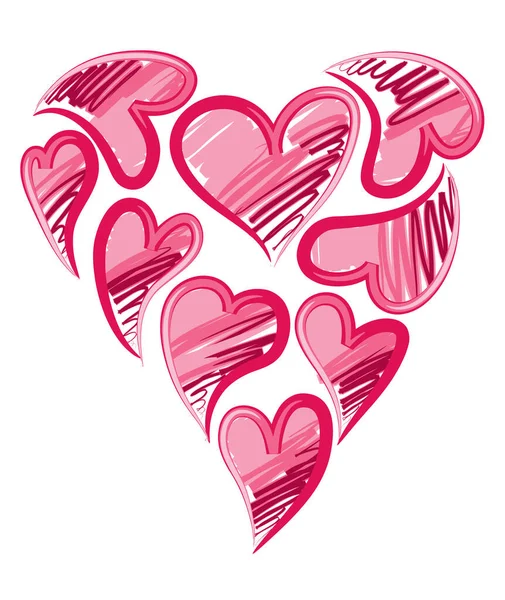 Bir kalbin vektör illüstrasyonu