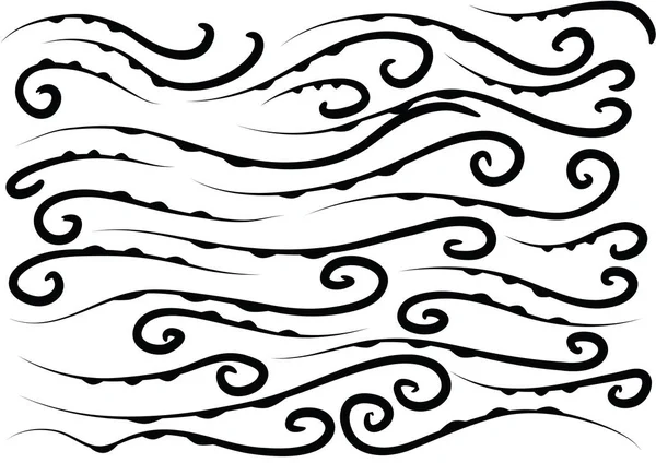 Siyah vektör dekoratif elementler kümesi