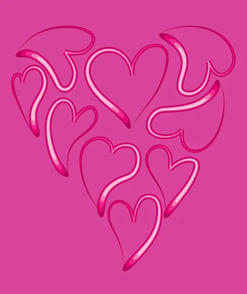 Vector Illustration Heart — Stock Vector