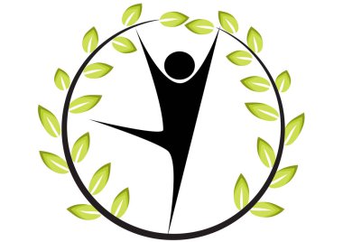 Sağlıklı yaşam tarzı tasarımı, vektör illüstrasyon eps10 grafiği