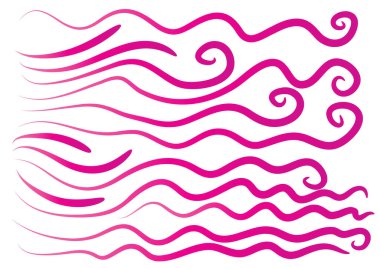 Soyut dalga arkaplanı. Vektör illüstrasyonu