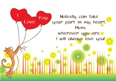 Sevgililer Günü için vektör illüstrasyonu