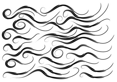 soyut siyah ve beyaz vektör deseni