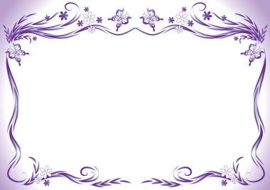 Çiçek arkaplanının vektör çizimi