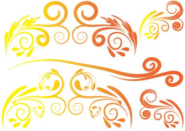 Çiçek arkaplanının vektör çizimi