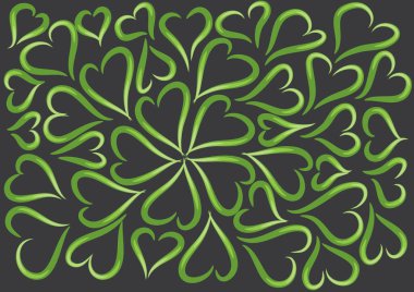 Kusursuz çiçek deseni. Vektör illüstrasyonu