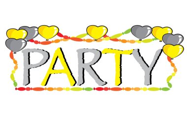 Aşk bayramı için arka planın vektör çizimi