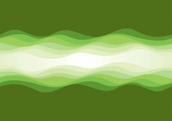 Fond Herbe Verte Avec Des Vagues — Image vectorielle