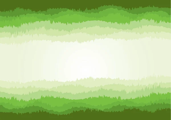 Векторная Иллюстрация Зеленого Леса — стоковый вектор