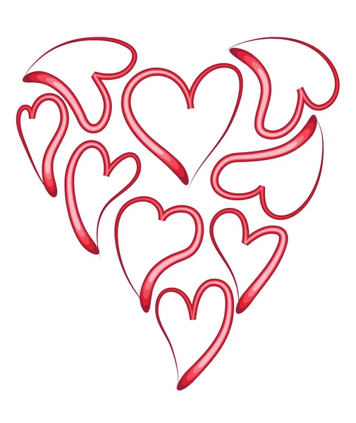 Vector Illustration Heart — Stock Vector