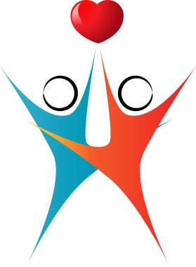 beyaz arkaplanda izole edilmiş logo çizimi