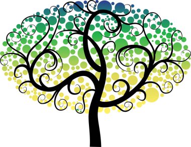 güzel dizayn uzun ağaçlar