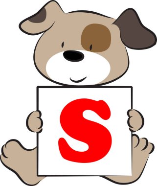 S harfi vektör illüstrasyon sembolü