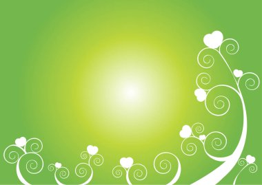 Kalpleri beyaz arka planda izole ağaç dalları, aşk konsepti 