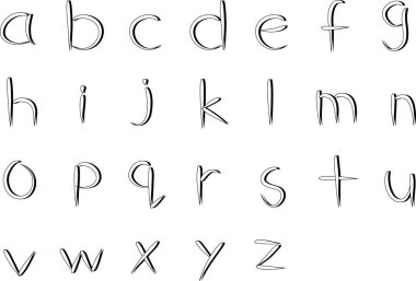 harf vektör illüstrasyon arka planı