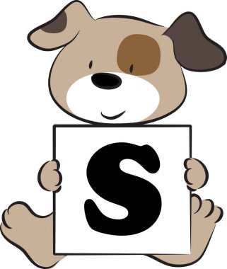 S harfi vektör illüstrasyon sembolü