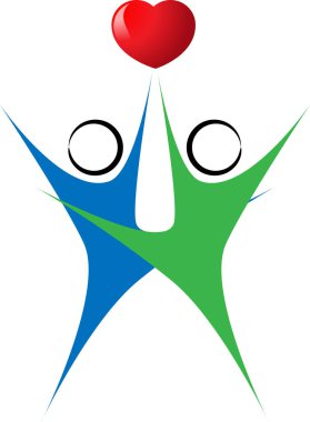 beyaz arkaplanda izole edilmiş logo çizimi