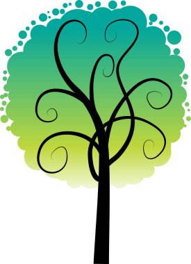 güzel dizayn uzun ağaçlar