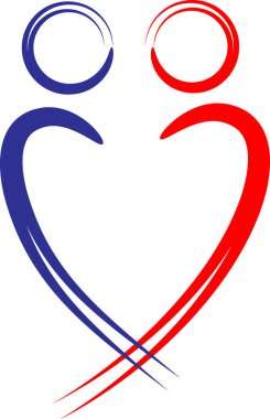 beyaz arkaplanda izole edilmiş logo çizimi