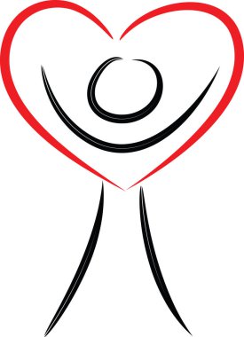 beyaz arkaplanda izole edilmiş logo çizimi