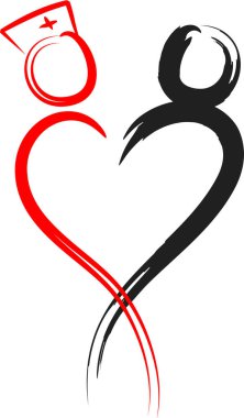 beyaz arkaplanda izole edilmiş logo çizimi