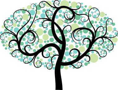 güzel dizayn uzun ağaçlar