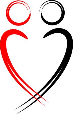 beyaz arkaplanda izole edilmiş logo çizimi