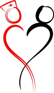 beyaz arkaplanda izole edilmiş logo çizimi