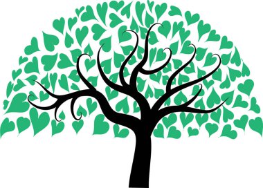 güzel dizayn uzun ağaçlar