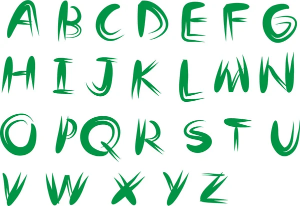 beyaz arkaplan, vektör, illüstrasyon üzerinde izole edilmiş çizgi film dekoratif alfabesi