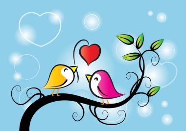 kuş vektör çizimi arkaplanı 