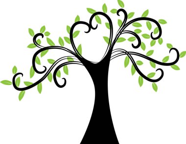 güzel dizayn uzun ağaçlar