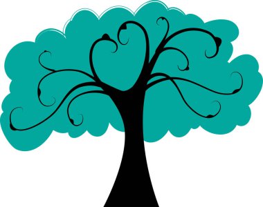 güzel dizayn uzun ağaçlar