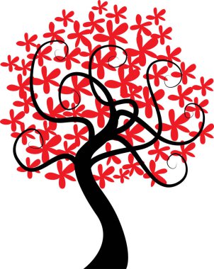 güzel dizayn uzun ağaçlar