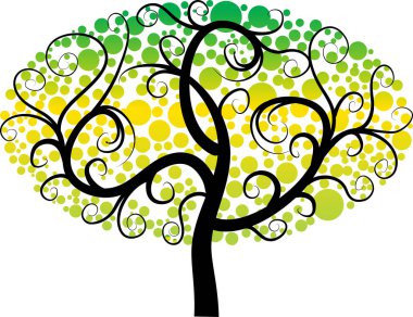 güzel dizayn uzun ağaçlar