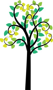 güzel dizayn uzun ağaçlar