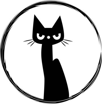 beyaz arka planda izole edilmiş küçük sevimli kedi çizgi filmi, romantik konsept 