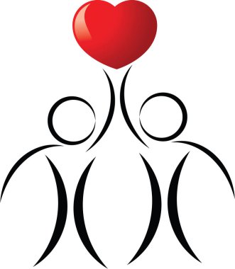 beyaz arkaplanda izole edilmiş logo çizimi