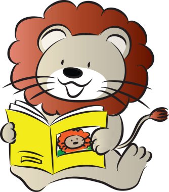 aslan vektör illüstrasyon sembolü