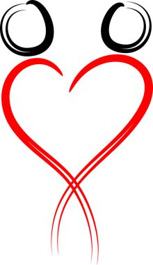 beyaz arkaplanda izole edilmiş logo çizimi