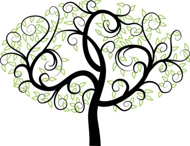 güzel dizayn uzun ağaçlar