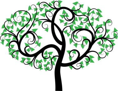 güzel dizayn uzun ağaçlar