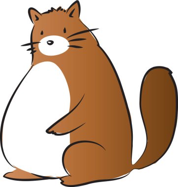 Kaligrafik tasarım elementleri ve hayvanlarla sayfa dekorasyonu