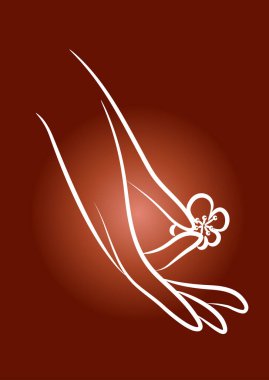 çiçek web vektör resimleme arkaplanı